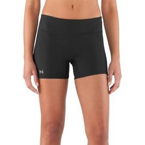 Under Armour Women's Black Compression/Biker Shorts 4”